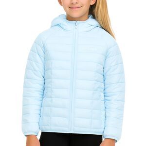 Spyder Girls Packable Hooded Puffer Lightweight Jacket Size 7/8